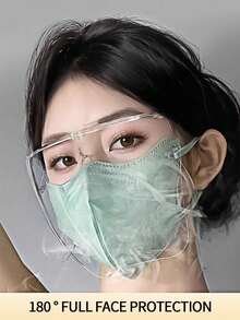 Scudo protettivo per il viso anti-polvere e anti-appannamento, in acrilico trasparente e ad alta definizione, per salone di manicure, un pezzo per l'apertura del negozio o strumento per la rimozione di unghie in acrilico, forniture per unghie, strumenti per unghie, accessori per arte di unghie, ritorno a scuola, unghie, strumenti per unghie finte