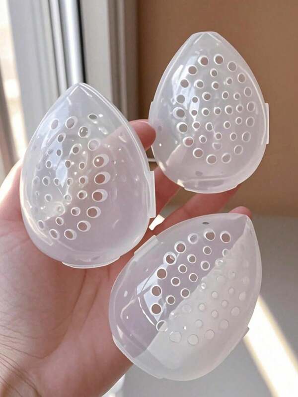 Makeup Sponge Holder, Freestanding Cosmetic Egg Organizer, Portable, Durable Plastic, Non-Electric Storage Case Room Decor,Halloween Decor,Halloween,Fall Decor,Christmas Halloween Christmas Decorations Multicolor