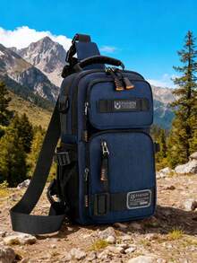 New Men's Multi-Purpose Fashion Chest Bag, Travel Sports Shoulder Crossbody Chest Bag, Lightweight Small Backpack Streetwear