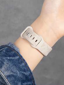 1pc 18mm/20mm/22mm Silicone Watch Band, Compatible With Samsung Galaxy Watch 3/4/5/6 40mm 44mm Classic 43mm 47mm,Compatible With Huawei GT6 GT5 GT4 GT 3/2 46mm, Man Woman