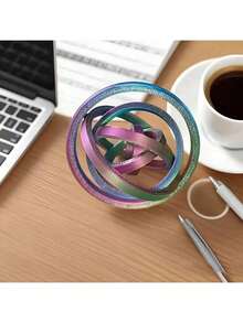 这款3D打印的8环旋转减压指环采用PLA材料制成，共1个。它非常适合作为日常生活中的减压礼物，能够缓解成年人的焦虑情绪，起到减压作用。 - 彩色 - 查看 10