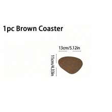 4pcs/1pc Faux Leather Placemats And Coasters, Heat-Resistant Non-Slip Washable Table Mats, Kitchen/Dining Room Decoration Trivet Mats, Nordic Style Coffee Coasters