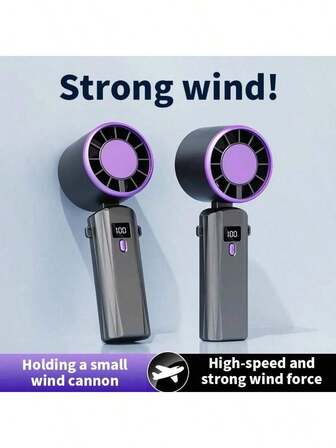 Battery Capacity:1200mAh New Model Portable Handheld Fan: Ultra-High Speed, Quiet Operation, Ideal Gift For Girls. This Handheld Fan Features Long Battery Life, Ultra-High Speed, Powerful Airflow (Like A Small Wind Cannon), Compact Size, Easy To Carry, Perfect For Students To Use In Class With Quiet Performance.