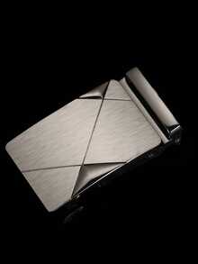 15种几何形状可选男士自动机械皮带扣 - 銀灰色 - 查看 20