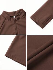 Vaiaye Casual Zipper Up Slim Fit Women Rompers V Neck Sexy Full Sleeve Jumpsuits Female