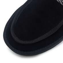 Skechers 女士休闲鞋，KEEP COZY 女士休闲冬靴，麦穗图案+鞋带设计，柔软舒适的高帮羊毛靴，169142-BBK - 全黑色 - 查看 8