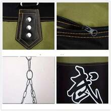 1-1米、1.2米沙袋训练器材，不锈钢挂钩悬挂沙袋，拳击手套，护手，护腕，护踝，武术格斗训练装备，沙袋，跆拳道成人沙袋