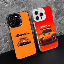 Super S-Supra-S Mobile Phone Case Compatible With  16 15 14 13 12 11 X XR XS 8 7 Pro Max Plus Translucent Color Printing Luxury Cover, Cover Compatible With  17 Pro Case,  17 Pro Max Case,  17 Case,  16 Pro Case - Black4 - View 4