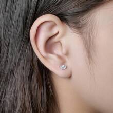 Limerencia 20G Hypoallergenic Titanium Threadless Flat Back Stud With 6mm 8mm Post,G23 Implant Grade Press Fit Push In Piercing Earring For Helix Nose Tragus Conch Cartilage(1pc)