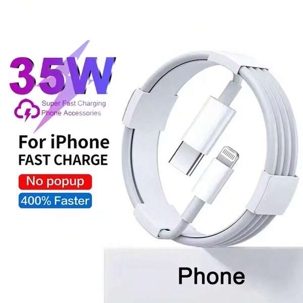 Cabo de Carregamento e Transferência de Dados de Alta Eficiência de 1m Compatível com iPhone 14 Pro Max/14 Pro/14 Plus/14/13/12/11/XS/XR/8/7/6 Series