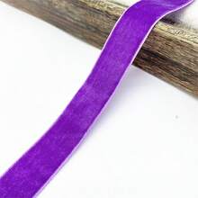 5 Metros X 20mm Fita Aveludada Colorida de Face Única, Fita Aveludada para Laços, Embrulho de Presentes - 20 mm de largura - Visão 35