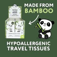 The Cheeky Panda Bamboo Facial Tissue 14 X Plastic Free Travel Tissue Packs 140 Super Soft Pocket Tissues - trắng - Xem 5