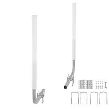 Boat Trailer Guide, 60″ Adjustable Design Trailer Guide Poles, 2PCS High-Hardness Steel Trailer Guide-Ons, Trailer Guides With PVC Pipes, For Ski Boat, Fishing Boat Or Sailboat Trailer - 60 Inches - View 8