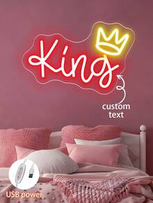 لافتة نيون مخصصة بالاسم، ديكور جداري شخصي، ديكور حفل زفاف، لافتة نيون باسم، لافتة نيون LED للمراهقين، هدايا شخصية، ديكور غرفة النوم، ديكور المنزل إضاءة LED USB، هدية عيد ميلاد، أعطها له أو لها، يوم الشباب، عيد الأب، حفل التخرج، حفل الزفاف، غرفة المعيشة بالمنزل، غرفة النوم، المكتب