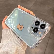 Una funda de teléfono transparente de alta calidad con patrón Capibara Mono Mini, diseño creativo popular elegante y sencillo, duradera y resistente a las manchas, protección contra golpes y caídas, adecuada para todas las series de teléfonos , compatible con  17.17 Pro...17 Pro Max...17 Agua. 16.16 Pro...16 Pro Máx.16 más.. 15.15 Pro Max...15 Pro...15 más.. 14.14 Pro...14 más..14 Pro Max... 13.13 Pro...13 Pro Max...12.12 Pro...12 Pro Max...11.11 Pro...11 Pro Máx.XR.X.XS.XS máx.Se.MiNi, perfecto para regalos de Halloween, Pascua y cumpleaños, para darle a tu novia, novio, amigo o a ti mismo. - Transparente 976 - Ver 6