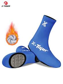 X-TIGER Winter Thermal Cycling Shoe Covers, Foot Warmer, Windproof Shoe Covers For Winter