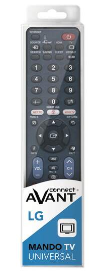 Mando a Distancia Avant | Pre-programado para LG | Smart TV | Listo para Usar