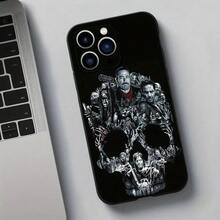 Esta funda de The Walking Dead, diseñada específicamente para , presenta un exterior de TPU negro que es de estilo caricaturesco, resistente a los golpes y excepcionalmente duradera. Es compatible con los modelos de  11 a 16 Pro Max. - Mezcla de colores - Ver 4