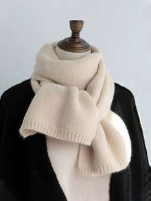 1pc Cosplay Autumn And Winter Versatil Striped Long Artificial Cashmere Scarf Unisex With College Style - Jewelry & Accessories ﻿,Suitable For Halloween Cosplay Party.