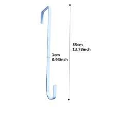 1个简约铁艺装饰挂钩，可用作前后门收纳架挂钩、包包挂钩、户外花园挂钩、情人节挂钩，多种尺寸可选，适用于不同场景