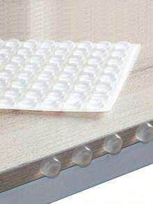 自粘式门挡橡胶减震器透明橡胶门挡缓冲垫防震家具垫缓冲保护垫静音门挡适用于冰箱橱柜办公室家用门橡胶缓冲垫减震柜垫家居装修安全配件 - 彩色 - 查看 9