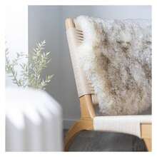 Sheepskin Long Hair 2x3 Ft | Bedside Rugs For Bedrooms, Sofa, Chair Or The Dining Table | Each Sheepskin Rug Isand Created By Nature | Small Fluffy Rug In Color Snow Peak - Multicolor 849 - View 5