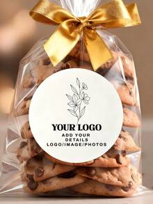 16-1000PCS 1.57in Personalized Stickers Customized Labels With Any Design Image Logo Text For Business Logo Thank You Labels Holographic Stickers Anniversary Stickers Holiday Stickers Halloween Christmas Stickers Custom Square Sticker Labels Any Text + Image Custom Stickers Custom Labels Square Stickers Printed Stickers Personalized Stickers/Labels Paper Or Vinyl Stickers Business Logo - Round - View 4