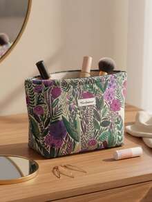 Portable Makeup Bag |Cosmetic Bag | Travel Bag | Large Strip Cosmetic Makeup Bag For Girls |Travel Supplies| Sweet Storage Bag | Teen Girl Gifts Stuff | Summer Makeup Bag For Women | French Style Cosmetic Bag | Vintage Makeup Organizer |Travel Toiletry Bag For Makeup Brushes, Skincare & Gel Nail Polish - Perfect Gift For Girls, Friends, Birthdays,Weddings, Parties & Mother's Day,Makeup Supplies,Makeup Tools,Storage Bag,Christmas Gifts,Pouch,Travel,Gifts For Women Travel Essential,Pouch,Clutch / Small Handbag, Makeup Organizer,Makeup Organize,Pouch,Brush Holder,Mini Pouch,Large Capacity Pouch,Gifts For Women,Christmas Gifts,Gift Ideas For Women