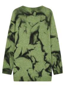 Plus Size Women Knitted Long Sleeve Sweater Top, Lightweight Long Design, Comfortable Wear