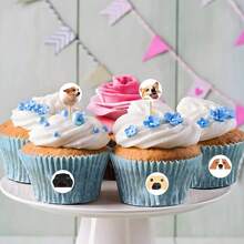 500 件可爱狗狗 - 胶带圆形贴纸卷美观乙烯基贴纸高品质贴纸贴花剪贴簿、日记本、笔记本电脑、保险杠、滑板、水瓶、电脑、手机贴纸可以为您的生活带来很多乐趣 - 彩色 - 查看 8