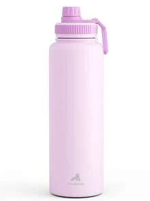 18/26/40 oz Insulated Stainless Steel Sports Water Bottle with Spout & Handle Lids,Wide Mouth Water Jug with Double Walled Leak Proof Keep Cold for 24 Hrs Hot for 12 Hrs