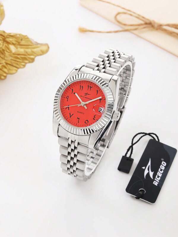 RICECGO 1pc RICECGO Women's Classic Quartz Watch, Suitable For Daily Wear, Business Meetings, And Gift Giving