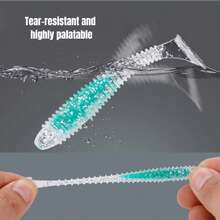 15pcs Colorful Soft Lure Set, Artificial Soft Bait 6.5cm/ 2.56inch Fishing Bait For Catfish And Bass Fishing - Multicolor - View 8