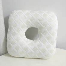 1PC Cotton Filling Ear Piercing Pillow Breathable Ergonomic Pillow With Ear Hole Portable Comfortable Earring Pillow