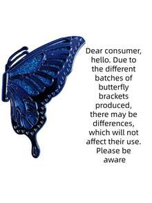 蝴蝶图案单件式极简支架手机壳，防震/TPU硅胶软边奢华保护套，带防尘孔，兼容三星Galaxy S24 Ultra/S24 Plus/S24/S23 Ultra/S23 Plus/S23/S22 Ultra/S22 Plus/S22/S21 Ultra/S21 Plus/S21 FE/S23 FE/S20 Ultra/S20 Plus/S20 FE，以及电镀+TPU硅胶软边全包高端保护壳，适用于A5x/C1 2 3 4 5 6 7 8 9/9 8 7 6 5 4 3 2 1和A1 2 3 4 5 6 7 8 9 9 8 7 6 5 4 3 2 1。 - 藍色+支架+鏈 - 查看 5