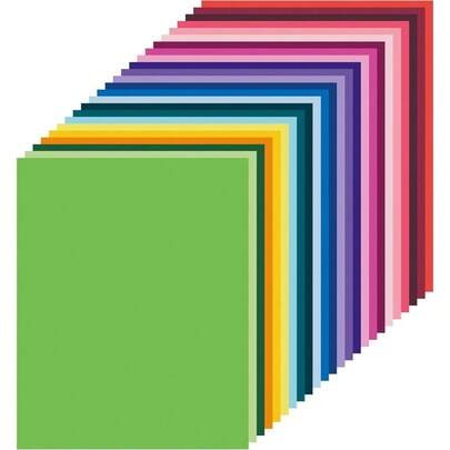 20/50/100 fogli di carta colorata per stampante, carta da costruzione pastello per scrapbooking, ufficio, stampa fai-da-te, zattere, 8,3x11,6 pollici