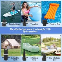 Air Pump, 20psi High Pressure Paddle Board Pump, Inflation Auto-Off, Digital Adjustable, For 's, Inflatable Kayaks And Tents - Orange - View 6