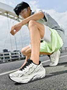 أحذية مضيئة، أحذية جري تضيء في الظلام لزيادة الرؤية ليلاً، أحذية رياضية للرجال بلوحة كربونية للخارج، أحذية جري للمنافسات والتدريب والنصف ماراثون والتدريب السريع، أحذية رياضية للنساء، أحذية منافسات ألعاب القوى، أحذية جري للطرق للنساء، مقاومة للتآكل، ماصة للصدمات، مانعة للانزلاق