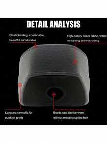 1 Piece Outdoor Sports Sweat-Absorbing Warm Headband, Cold Weather Ear Warming Headband, Suitable For Autumn And Winter, Unisex