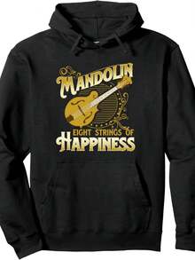 Mandolin Eight Strings Of Happiness - Mandolin Folk Player Pullover Hoodie - 款式4 - 查看 1