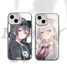 Funda de Teléfono 2D Aiyi Compañero Zhou Fang Yuxi Compatible con Apple 16 Funda IMD Color Plata  15  M - Plateado - Ver 6