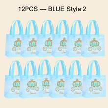 王子和公主派对礼品袋带手柄王子公主礼品糖果生日糖果礼品袋性别揭秘派对婴儿送礼会婚礼用品 - 彩色 - 查看 19