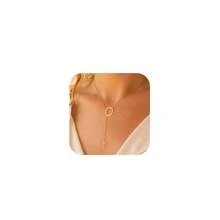 Luxval Lariat Gold Necklace For Women, Dainty Long Necklace 14k Gold Plated/Silver Y-Shaped Pendant Necklaces  Beaded Chain Drop Necklaces Jewelry For Women Gifts{"Color_name":"Gold-YCircleCross"} - 金-YCircleCross - 查看 1