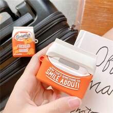 Creative 3D Fish Shaped Biscuit Bluetooth Earphone Case