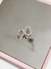 1pc Hollow-Out Rhinestone Studded Fashion Hip Hop Tooth Jewelry, Unisex Party/Nightclub Accessory, Holiday Gift - Multicolor - View 14