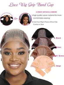Adjustable Wig Cap For Secure Fit – Soft Breathable Elastic Bonnet With Hook And Loop Straps, Ideal For Wig Making, Daily Styling, Cosplay & Accessories Halloween; Lightweight Stretch Mesh For Comfort And Natural Look, Reusable Hair Accessory For Professional Or Home Coiffure - Multicolor - View 4