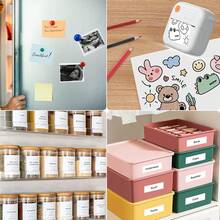 Impressora Sem Fio Mini, Impressora Térmica Portátil Sem Tinta, Recarregável por USB, Impressora de Bolso Mini para Caderno, Diário, Scrapbook, Viagem, Notas, Lista, Memorando, Casa e Escritório