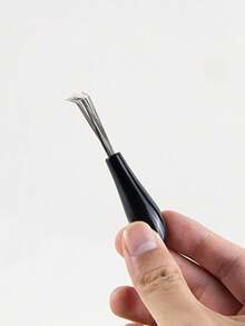 A Pink Stainless Steel Comb Cleaner, Curly Hair Comb Cleaning Claw, Hair Cleaning Tool, Comb Hair Remover, Cleaning Product For Home Salon Use Hair Brush, Comb, Hair Tools, Hair Products And Accessories For Barber Salon Beauty Travel Essentials, Back To School, Travel Holiday Essentials, Hair Accessories For Women, Brush, Hair Brushes, Hair Brush, Detangling Brush, Hair Brush, Wooden Comb, Hair Brush, Mini Hair Brush, Detangling Brush, Hair Brushes, Curly Hair Brush, Hairdressing Equipment,Hair Tools,Hair Items,Travel Essential,Barber,Hairstylist,Barber Accessories,Valentine's Day,Hair Supplies,Hair Stylist,Barbershop,Salon,Vacation Essentials,Hair Products,Barbershop,Valentine's Gift,Travel Essentials For Women,Hair Stylist Tools - Multicolor - View 9