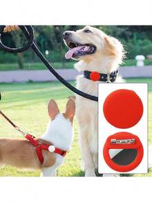 Estuche oculto para AirTags, rastreador AirTag para mascotas, soporte oculto de AirTag con alfiler invisible, anti pérdida, para mascotas, ancianos, equipaje, ropa