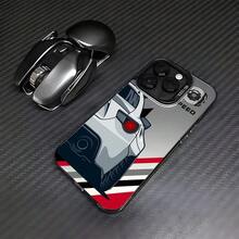 Funda de teléfono de coche JDM modificada de dibujos animados para Oppo Reno14 Reno13 Reno12 Reno11 Reno10 Reno8 7 6 Z F T Pro Plus 4G 5G, cubierta trasera mate, compatible con funda de  17, funda de  17 Pro, funda de  17 Pro Max - CYB-313CY2592306A1 - Ver 1